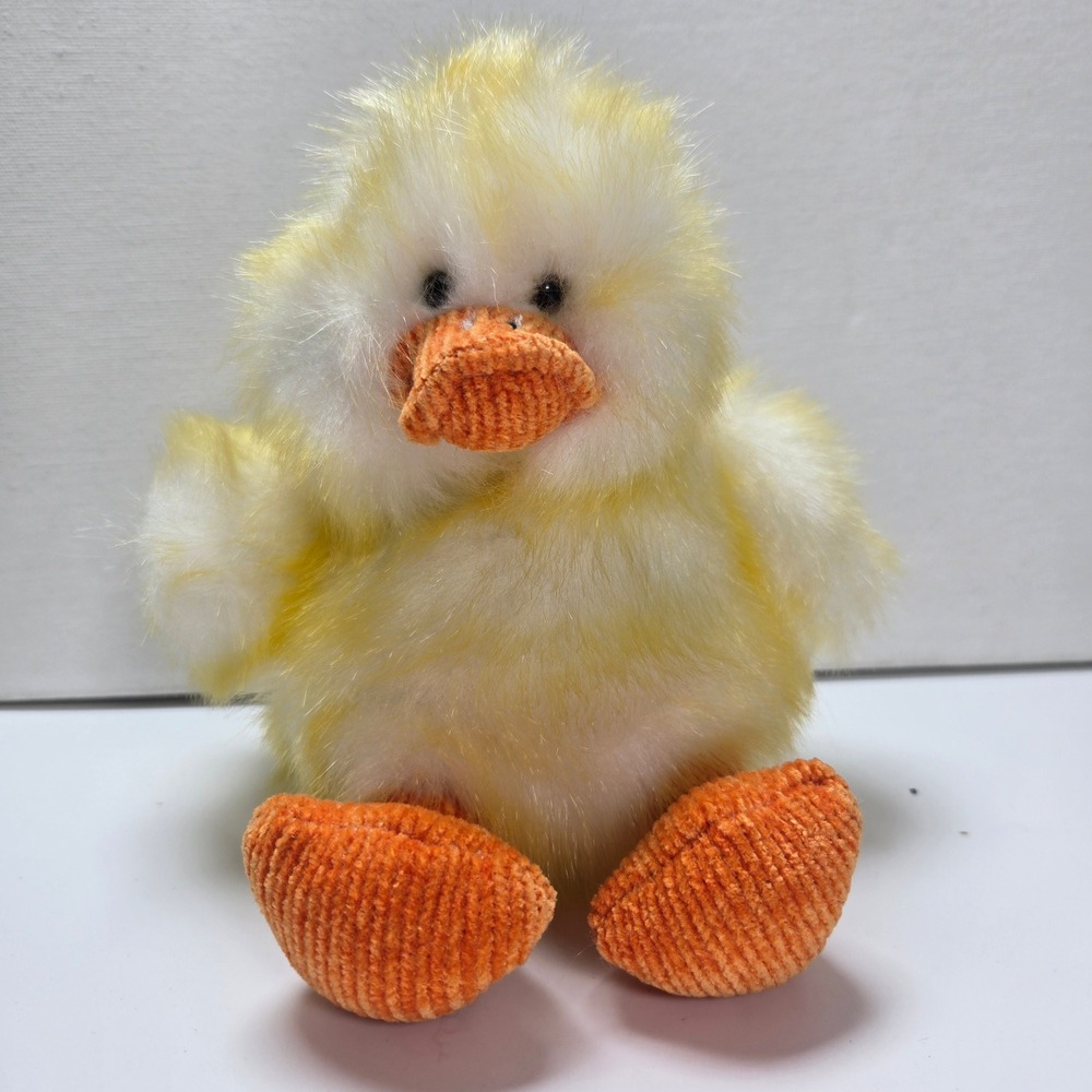Marcel Schurman Plush Chick Duck 6" Yellow Orange Easter Spring Stuffed Animal